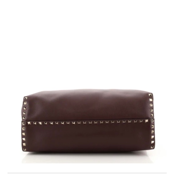Valentino Garavani Rockstud Convertible Top Handle Bag Leather Large - Picture 4 of 5